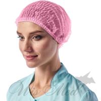Шапочка UNITE Шарлотта, розовая, нетканая с одной резинкой 10 шт./уп.