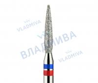 ВладМиВа, Алмазная фреза (Пламя) Средне-мягкая (Красно-синяя) 866.104.244.100.021KG ВладМиВа, Алмазная фреза (Пламя) Средне-мягкая (Красно-синяя) 866.104.244.100.021KG