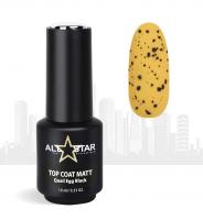 ALL STAR Верхнее покрытие матовое Перепелиное яйцо Quail Egg Black Top Coat Matt 10 мл.