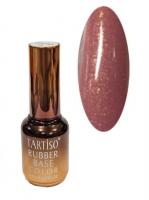 TARTISO Каучуковая цветная база RUBBER BASE GOLD SAND с шиммером №06 15 мл.