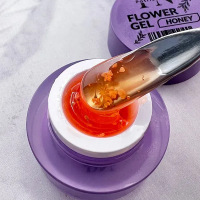 Patrisa Nail Гель для дизайна с цветами FLOWER GEL Honey 5 г.