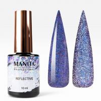 MANITA Professional гель-лак MULTICHROME REFLECTIVE светоотражающий с хлопьями юки №09 10 мл. MANITA Professional гель-лак MULTICHROME REFLECTIVE светоотражающий с хлопьями юки №09 10 мл.
