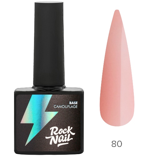 RockNail Камуфлирующая база 80 Nude Blush 10 мл.