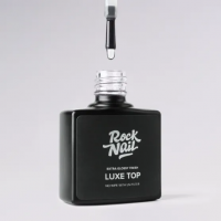RockNail Топ Luxe суперглянцевый 10 мл. RockNail Топ Luxe суперглянцевый 10 мл.