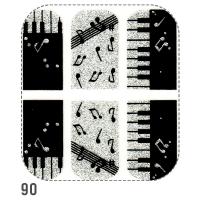 IRISK Пленки для ногтей для экспресс-маникюра на клеевой основе Effect Nails Д324-01 (90)