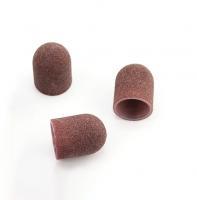 Nail Art Колпачок шлифовальный на пластиковой основе D-10 коричневый #240 (10*15мм) 10 штук в уп.