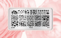 Go Stamp Пластина для стемпинга 194 Petal Ink