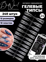 DidNail Professional Гелевые типсы для наращивания №24 DidNail Professional Гелевые типсы для наращивания №24