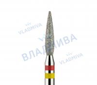ВладМиВа, Алмазная фреза (Пламя) Мелкая (Красная) 856.104.244.100.021KG