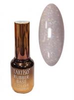 TARTISO Каучуковая база RUBBER BASE FLICK с мерцанием №03 15 мл.