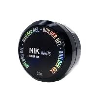 NIK nails Гель для наращивания Builder Gel 04 30 г. NIK nails Гель для наращивания Builder Gel 04 30 г.