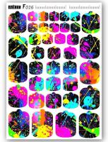 Пленки для педикюра (размер наклеек mini) F016