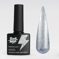 RockNail Гель-лак Freezelight 340 Silver Flash 10 мл. RockNail Гель-лак Freezelight 340 Silver Flash 10 мл.