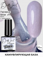 DidNail Professional Камуфлирующая база с шиммером Twinkle Base 11 10 мл. DidNail Professional Камуфлирующая база с шиммером Twinkle Base 11 10 мл.