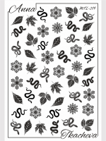 Слайдер-дизайн MilliArt Nails Металл MTL-219