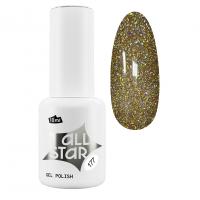 ALL STAR Гель-лак Reflective Au 177 золотой рефлектив 10 мл. ALL STAR Гель-лак Reflective Au 177 золотой рефлектив 10 мл.