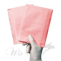 Салфетки ламинированные 33х45 см. 2-х слойные розовые 20 шт./уп.