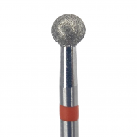 КМИЗ Фреза алмазная шар 118103 тонкая (красная) 4,2 мм.