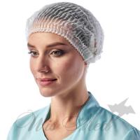 Шапочка UNITE Шарлотта, белая, нетканая с одной резинкой 100 шт./уп.