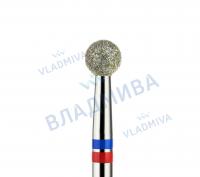 ВладМиВа, Алмазная фреза (Шар) Средне-мягкая (Красно-синяя) 866.104.001.000.040G ВладМиВа, Алмазная фреза (Шар) Средне-мягкая (Красно-синяя) 866.104.001.000.040G