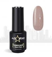 ALL STAR Базовое покрытие Glam Pink нежно-розовое с серебяным шиммером 10 мл.