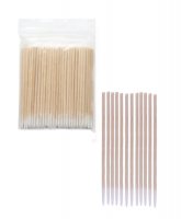 Ватные палочки ультратонкие дерево 100 шт.