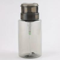 Флакон с помпой для жидкости черный 200 мл.