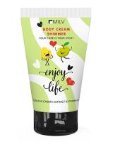 MILV Увлажняющий крем для тела с шиммером Enjoy life 150 мл.
