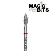 Magic Bits Алмазная фреза Пламя 2,7 мм. ПУЗАТОЕ Мягкая Magic Bits Алмазная фреза Пламя 2,7 мм. ПУЗАТОЕ Мягкая