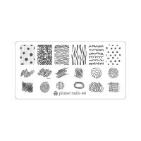 Planet Nails Пластина для Stamping Nail Art №46