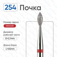 ВладМиВа, Алмазная фреза (Почка) Мелкая (Красная) 856.104.254.050.021 ВладМиВа, Алмазная фреза (Почка) Мелкая (Красная) 856.104.254.050.021