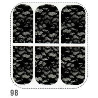 IRISK Пленки для ногтей для экспресс-маникюра на клеевой основе Effect Nails Д324-01 (98)