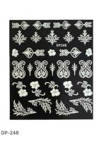 Наклейка DP-248 вензель белый Наклейка DP-248 вензель белый