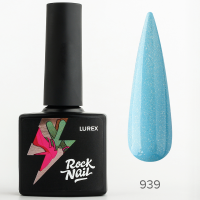 RockNail Гель-лак Lurex 939 Electric Blue Lemonade 10 мл. RockNail Гель-лак Lurex 939 Electric Blue Lemonade 10 мл.