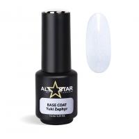 ALL STAR Базовое покрытие Yuki Zephyr 551 молочно-розовый с хлопьями юкки 10 мл.