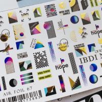 IBDI NAILS Слайдер дизайн AIR FOIL 067