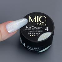 MIO Nails Гель для моделирования ногтей Ice Cream Gel Milky Mix 04 13 г.
