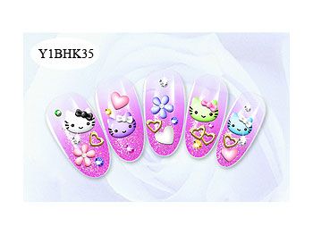 Nails Переводные картинки Y1BHK35