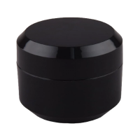 Баночка для геля черная 30 г. (усеченная крышка)