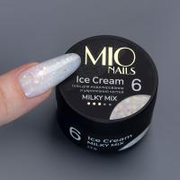 MIO Nails Гель для моделирования ногтей Ice Cream Gel Milky Mix 06 13 г.