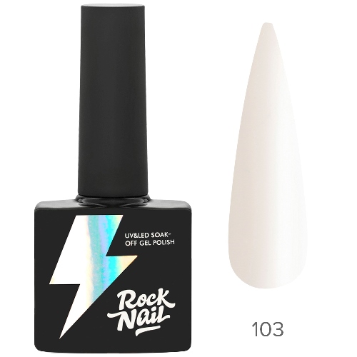 RockNail Гель-лак Basic 103 Simple White 10 мл.