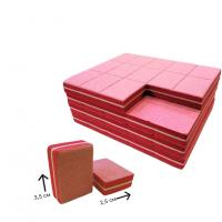 Баф мини-шлифовка для ногтей красная BAFL-60R 60 шт./уп.