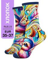 MILV Носки Хлопок 107 High M-07 RUS 23/EUR 35-37