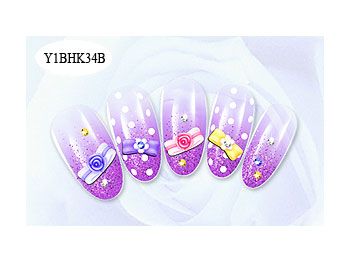 Nails Переводные картинки Y1BHK34B