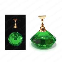 Подставка для демонстрации дизайнов (камень большой 4 см., 1 основа) SDD-1BS Зеленый