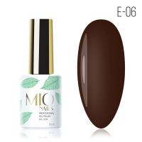 MIO Nails Гель-лак Основная палитра E-06 Темный шоколад 8 мл.