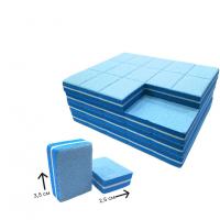 Баф мини-шлифовка для ногтей голубая BAFL-60BL 60 шт./уп.