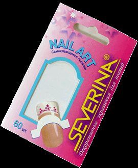 Severina Трафарет для французского маникюра 60 полосок
