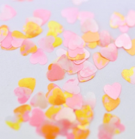 Камифубуки К87 Сердечки розовый микс, матовые