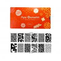 Луи Филипп Пластина для стемпинга Ethnic K012